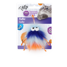 AFP Furry Ball Fluffer Orange, AFP2800, cat Toy, AFP, cat Accessories, catsmart, Accessories, Toy